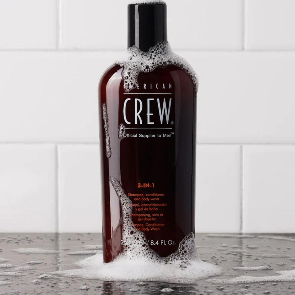 AMERICAN CREW_3-in-1 Shampoo - Shampooing, soin et gel douche_-_Gisèle produits de beauté