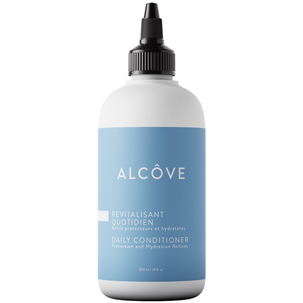 Alcove Revitalisant quotidian, format 300ml, actifs protecteurs et hydratants.