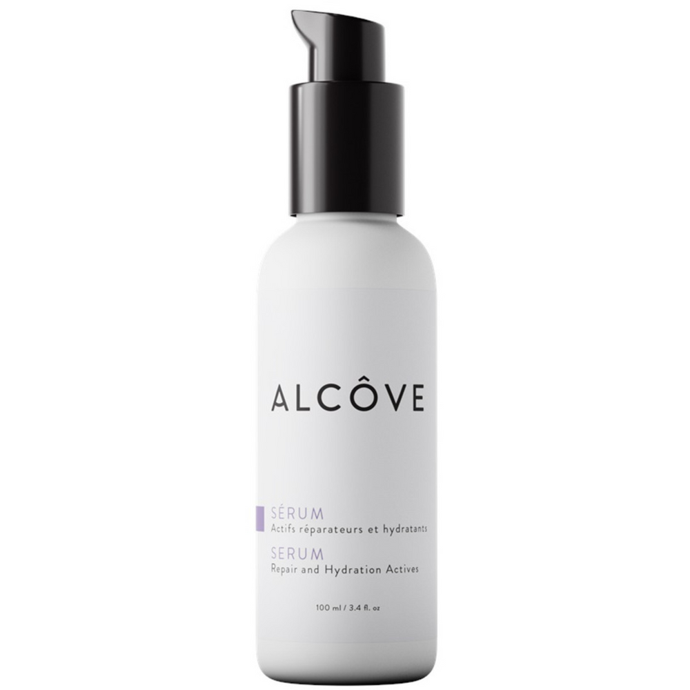 Alcove Sérum, format 100ml, actifs réparateurs et hydratants.