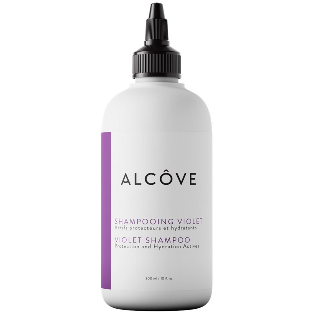 Alcove Shampooing violet, format 300ml, actifs protecteurs et hydratants 