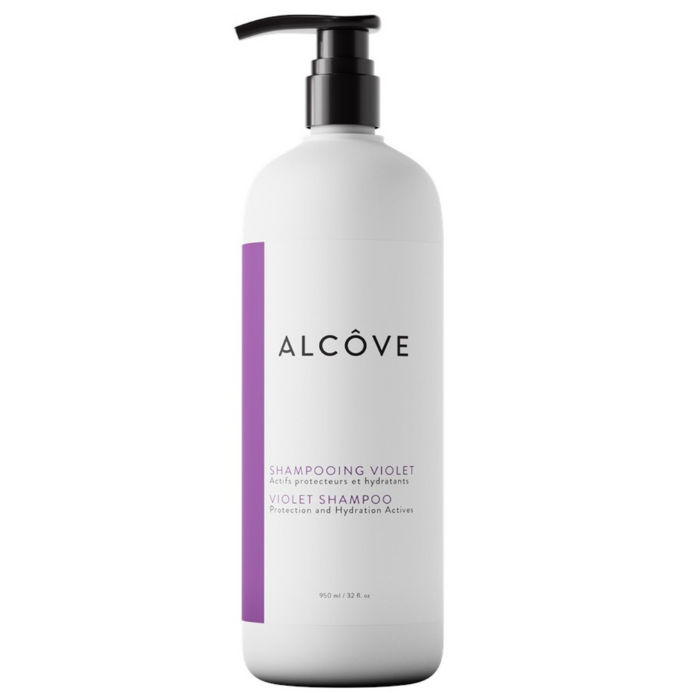 Alcove Shampooing violet, format 950ml, actifs protecteurs et hydratants 