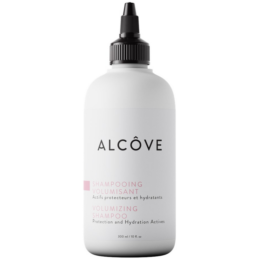 Alcove Shampooing volumisant, format 300ml, actifs protecteurs et hydratants.