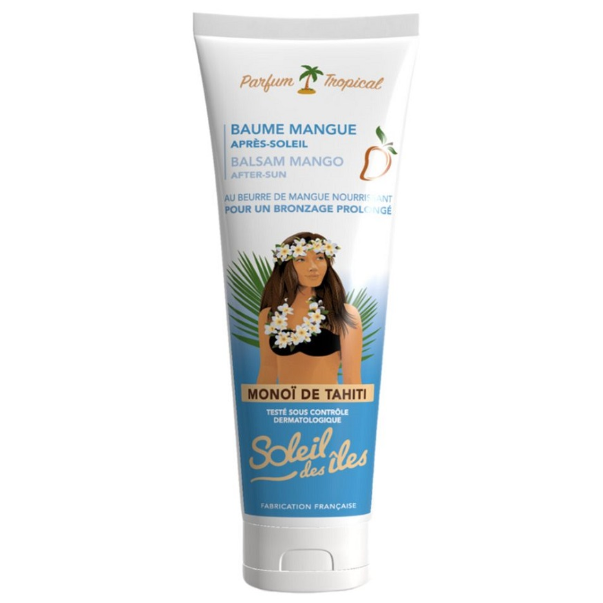Baume prolongateur beurre de mangue et Monoï de Tahiti-Soins après-soleil||After Sun Care-SOLEIL DES ÎLES-150ml-Gisèle produits de beauté