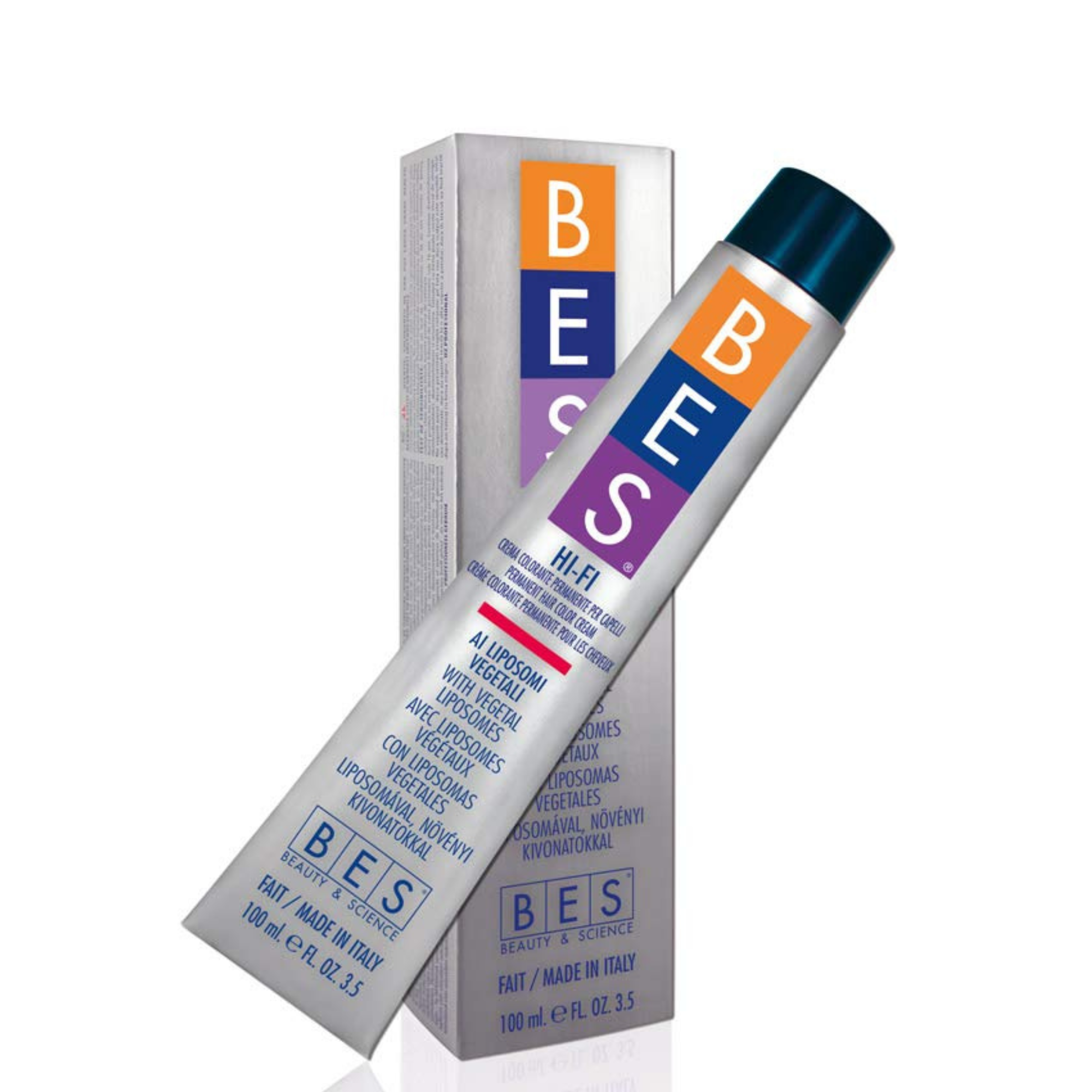 Bes HI-FI  Coloration permanente (Niveaux 7), format 100ml.