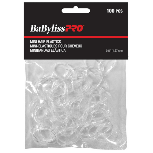 BABYLISS PRO_Mini-élastique à cheveux_100pcs-_Gisèle produits de beauté