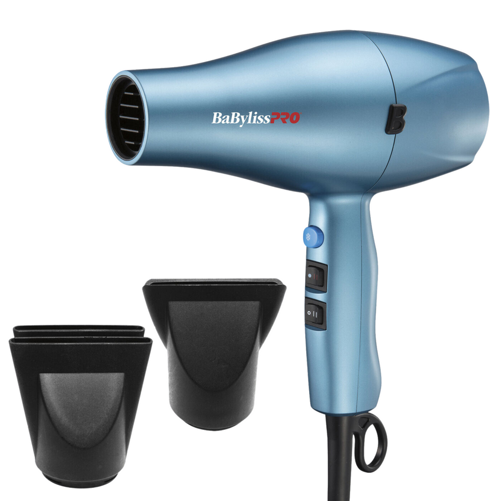 BABYLISS PRO_Séchoir en tourmaline & céramique 1875 watts_Bleu-_Gisèle produits de beauté