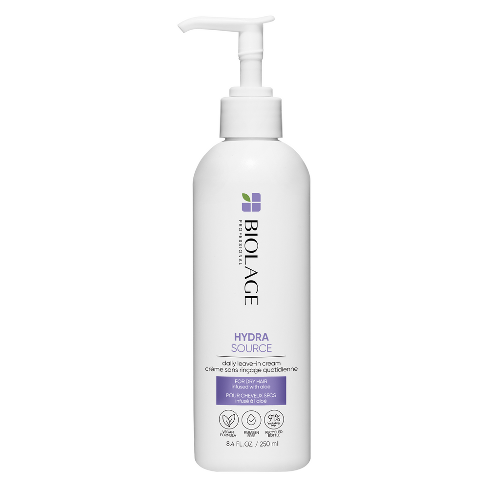 BIOLAGE_Hydra Source - Crème de jour sans rinçage_250ml-_Gisèle produits de beauté