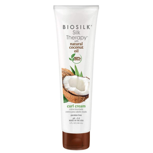BIOSILK_Silk Therapy Coconut Oil - Crème Bouclante_148ml-_Gisèle produits de beauté