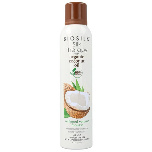 BIOSILK_Silk Therapy Coconut Oil - Mousse fouettée volumisante_227g-_Gisèle produits de beauté