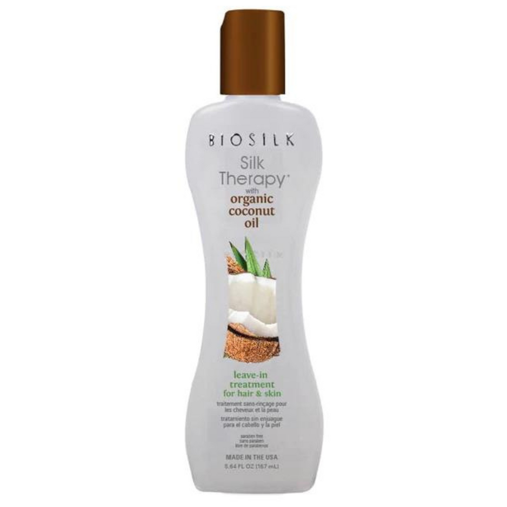 BIOSILK_Silk Therapy Coconut Oil - Traitement sans-rinçage_167ml-_Gisèle produits de beauté