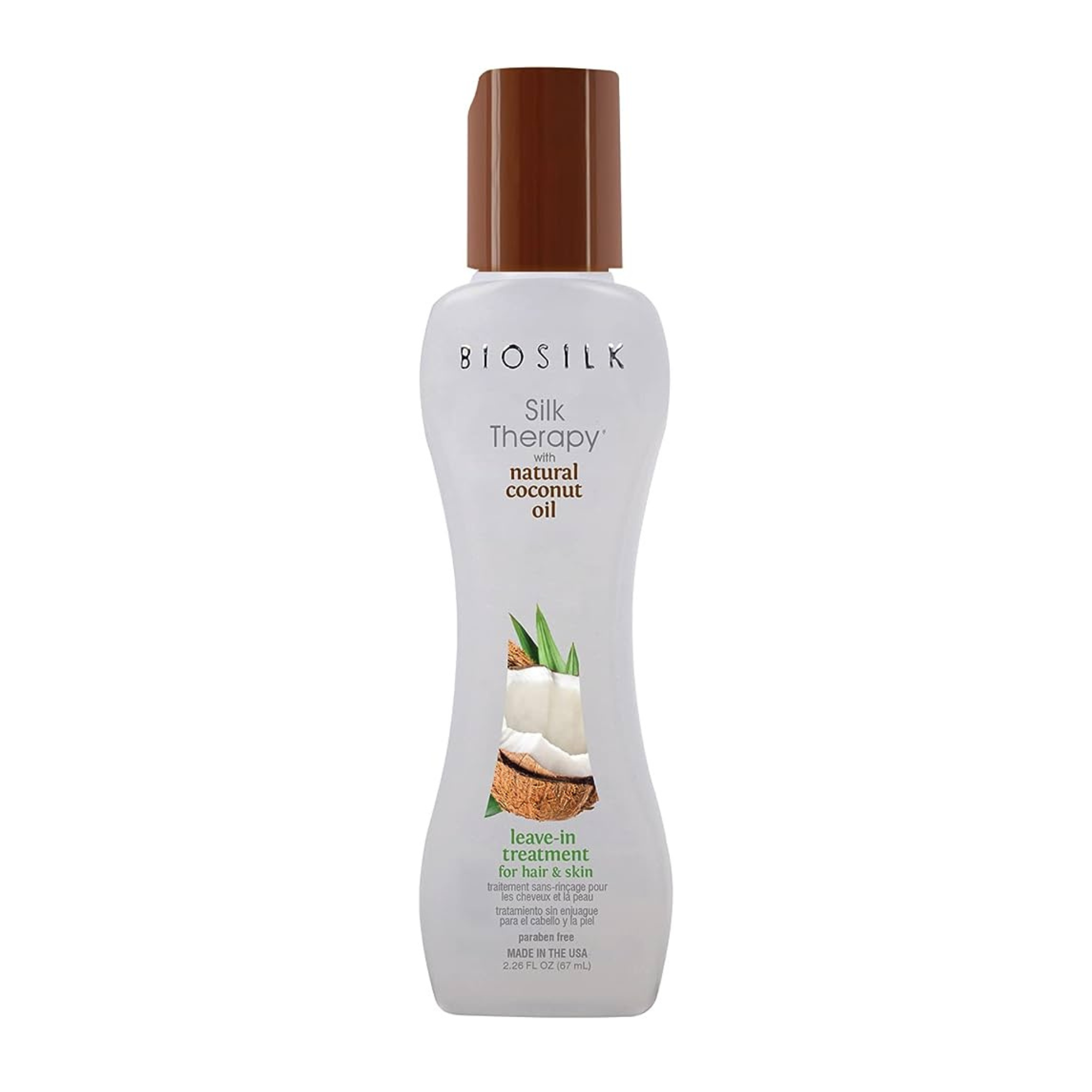 BIOSILK_Silk Therapy Coconut Oil - Traitement sans-rinçage_67ml-_Gisèle produits de beauté