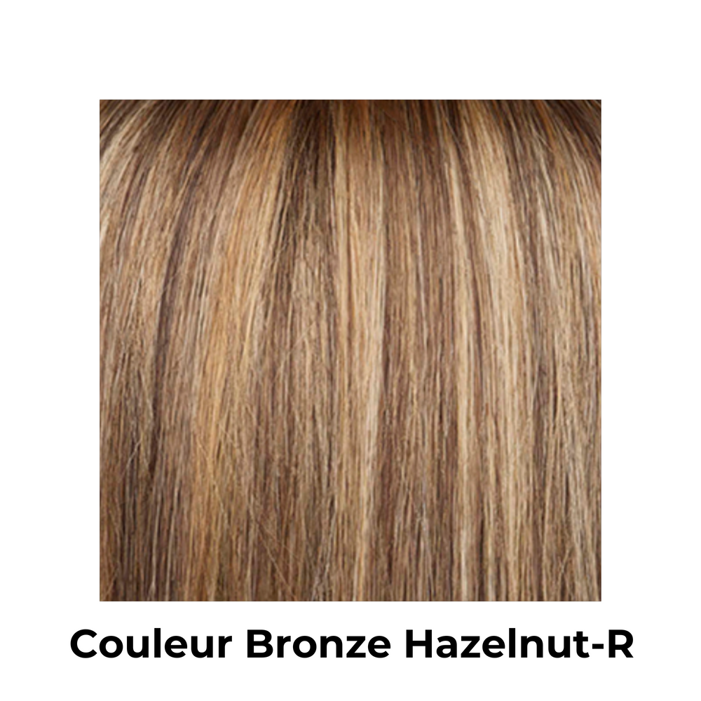 Rene of Paris - Prothèse Blair-Perruques synthétiques||Synthetic Wigs-RENE OF PARIS-Bronze Hazelnut-Gisèle produits de beauté