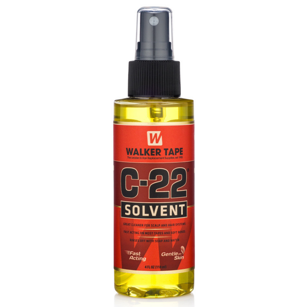 C-22 Solvent - Dissolvant colle-Attaches, adhésif et dissolvant pour pièces||Clips, adhesives and removers for hair pieces-WALKER TAPE-118ml-Gisèle produits de beauté