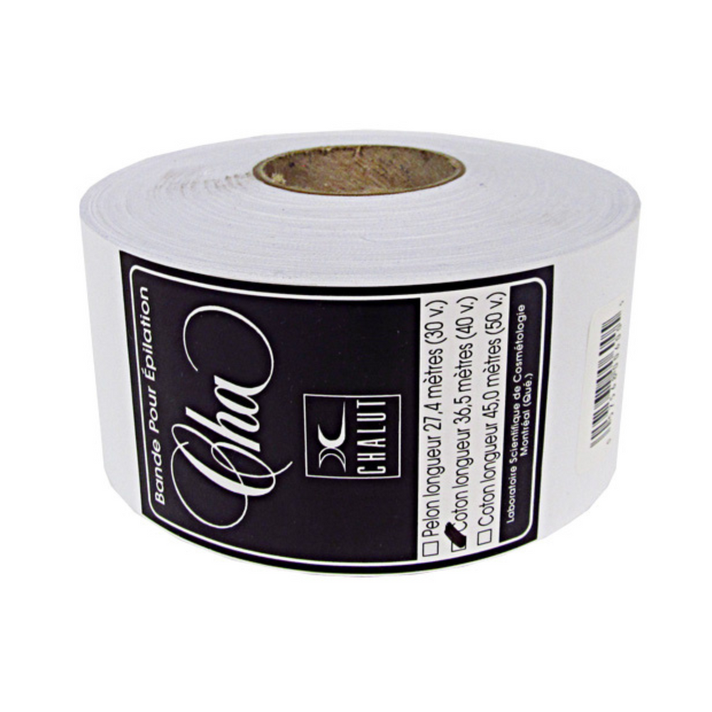 CHA_Bande pour épilation de coton_2 1/8po X120pi-_Gisèle produits de beauté