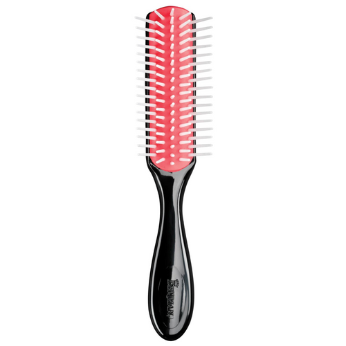 DENMAN_Brosse 5 rangées_Noir & Rouge-D14_Gisèle produits de beauté