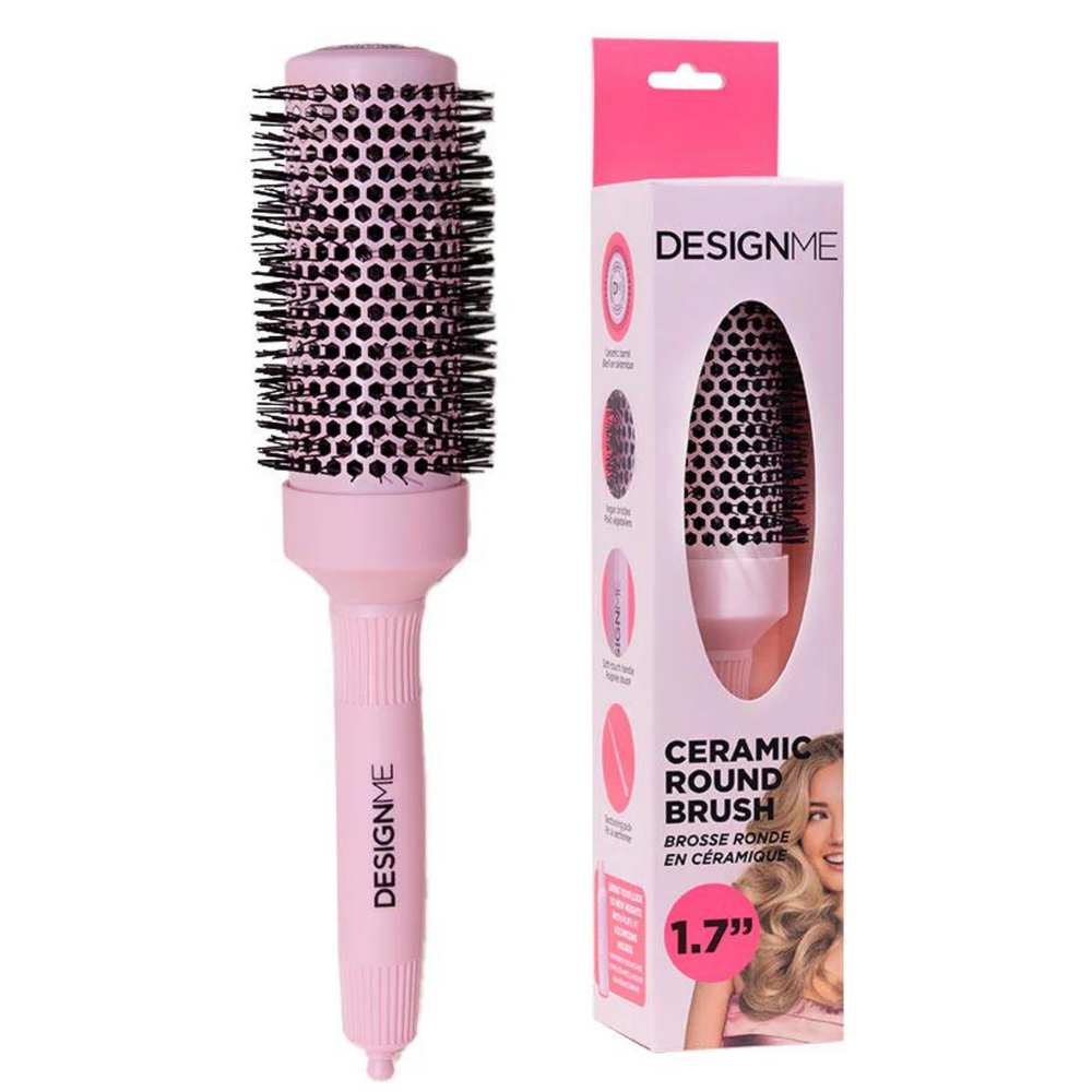 Design.Me - Brosse ronde-Brosses rondes et thermiques||Thermal & Round Brushes-DESIGN ME-1.7''-Gisèle produits de beauté