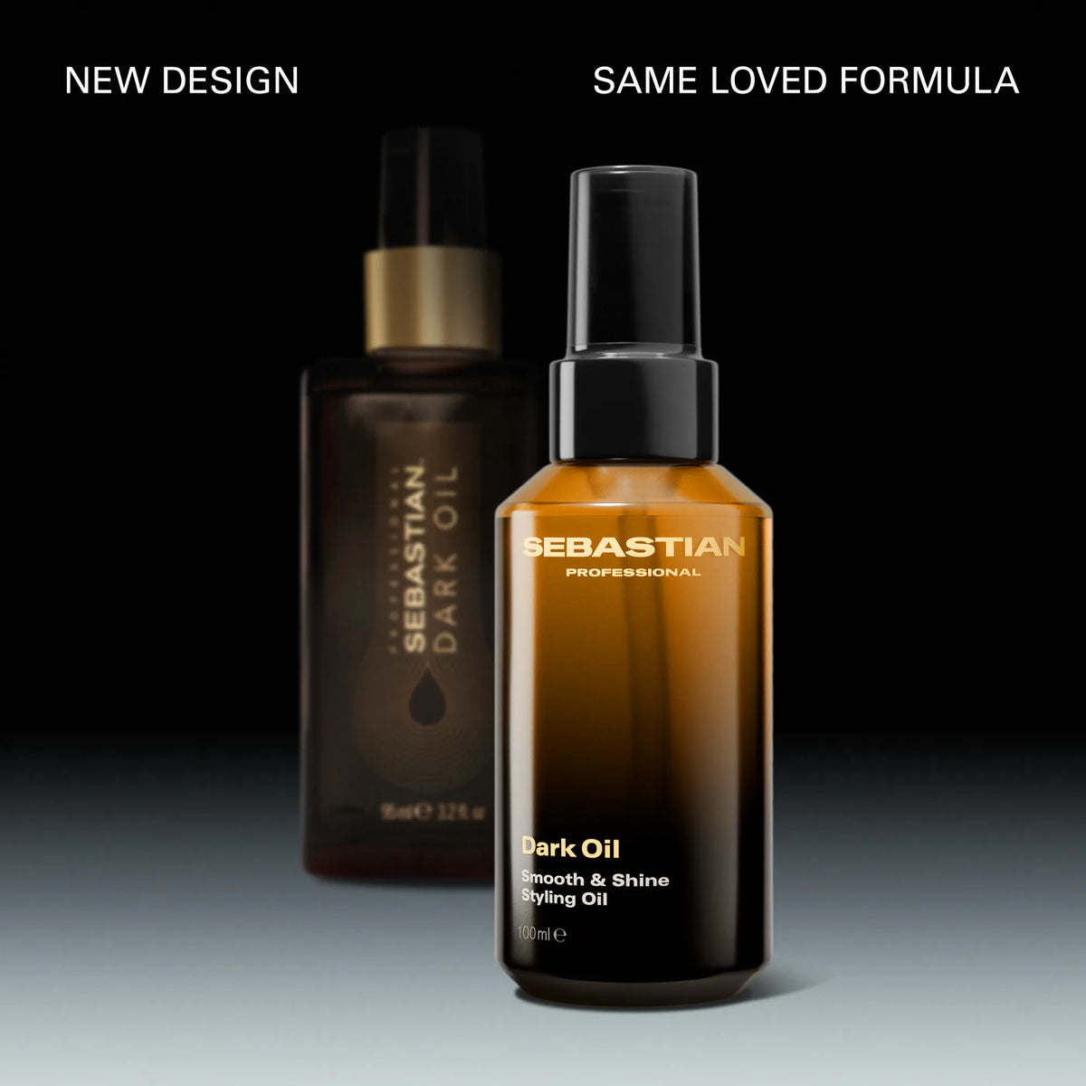 Sebastian Professional Dark Oil Smooth & Shine Huile de Coiffage Lissante et Brillante, 100 ml.