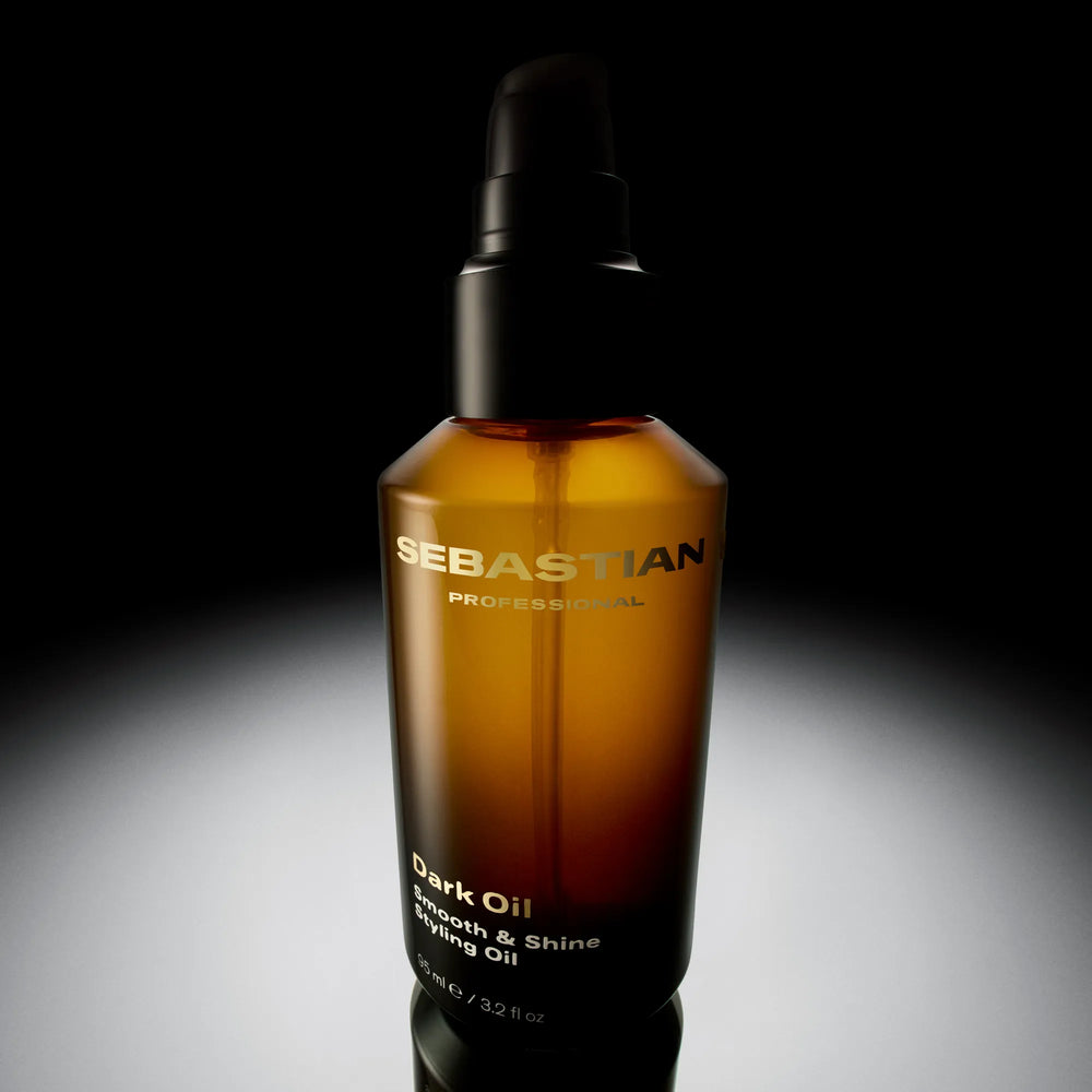 Sebastian Professional Dark Oil Smooth & Shine Huile de Coiffage Lissante et Brillante, 100 ml.