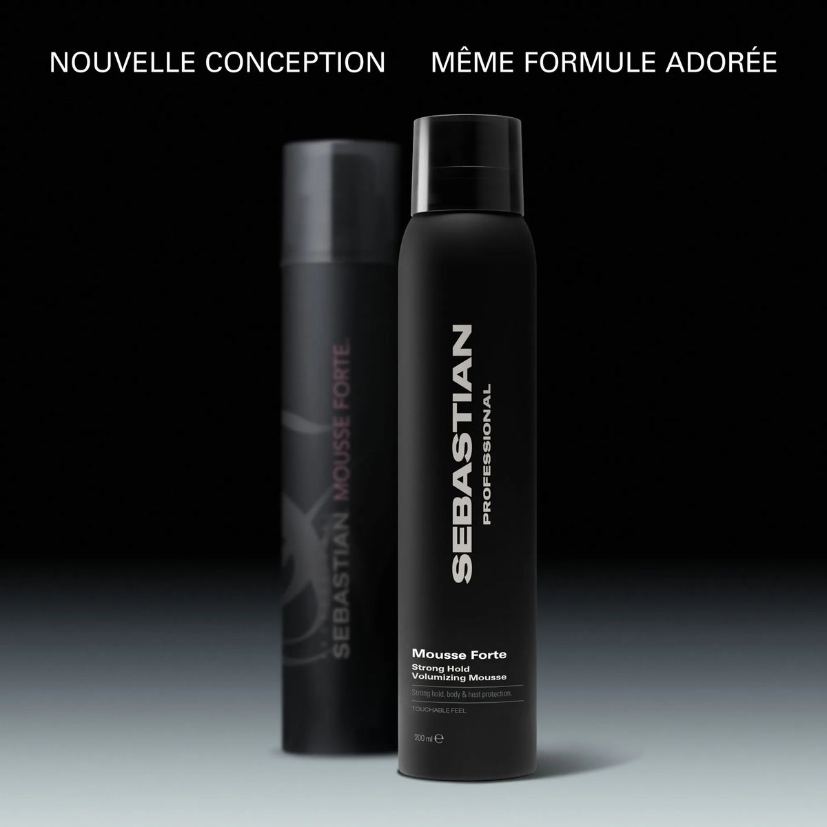 Sebastian Professional Mousse Forte Mousse Volumisante Tenue Forte, 200 ml.