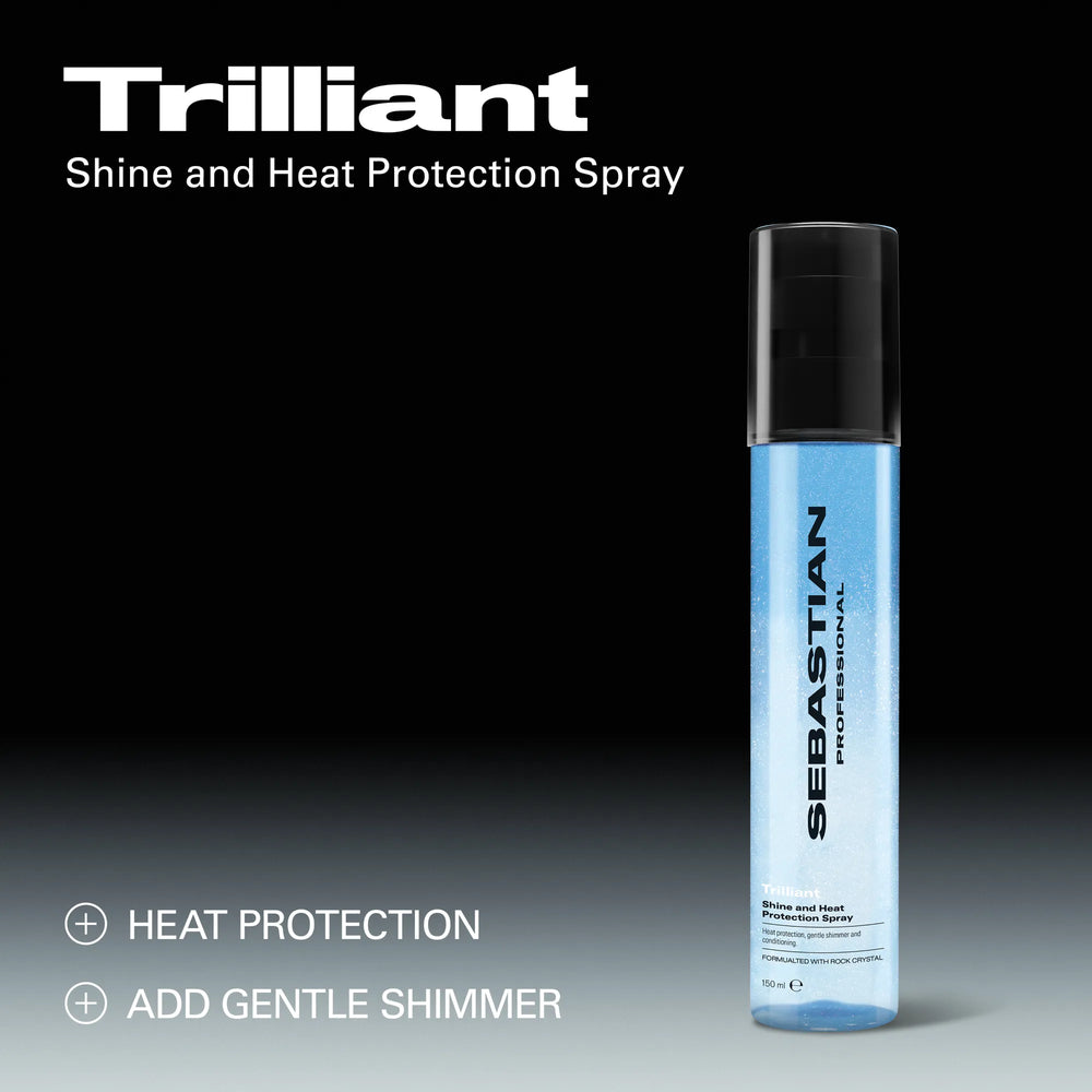 Sebastian Professional Trilliant Shine and Heat Protection Spray, 150 ml.