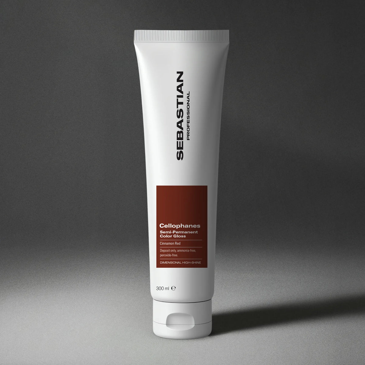 Traitement gloss couleur semi-permanent Sebastian Professional Cellophanes nuance Cinnamon Red, sans ammoniaque et sans peroxyde pour une brillance élevée et un renforcement des cheveux 300ml.