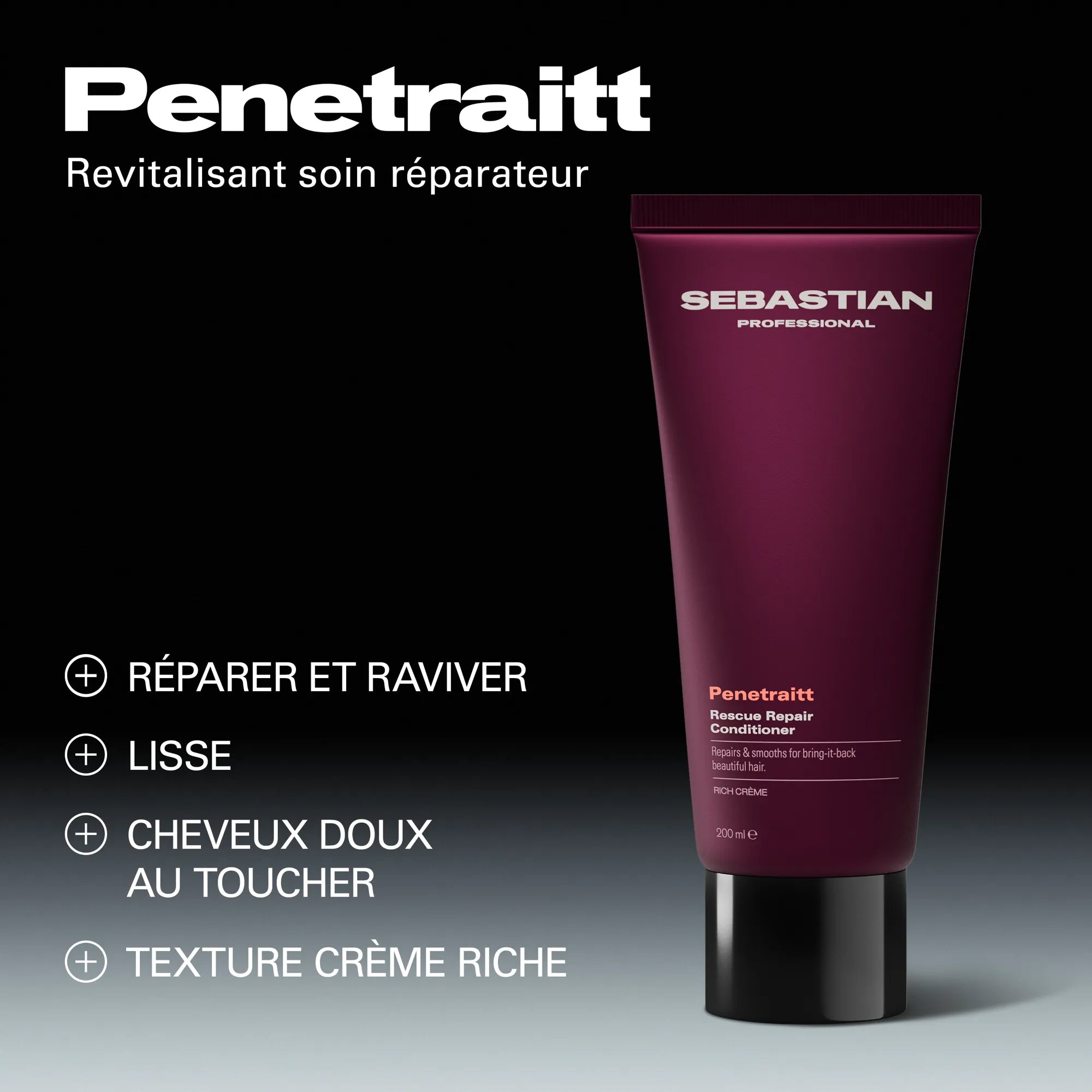Sebastian Professional Penetraitt Revitalisant Réparateur Intense, 200 ml.