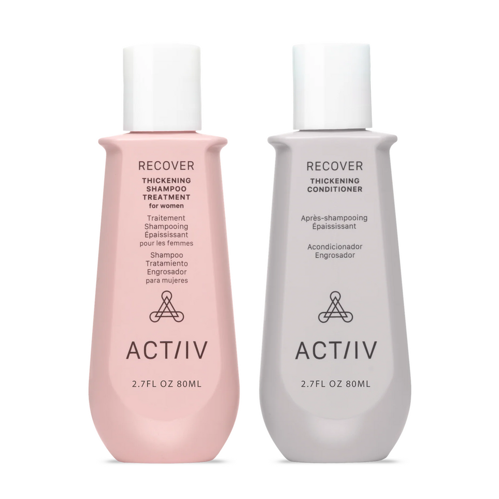 Duo Recover - Shampoing et revitalisant épaississant pour femme-Ensembles et coffrets||Sets & Boxes-ACTIIV-Gisèle produits de beauté