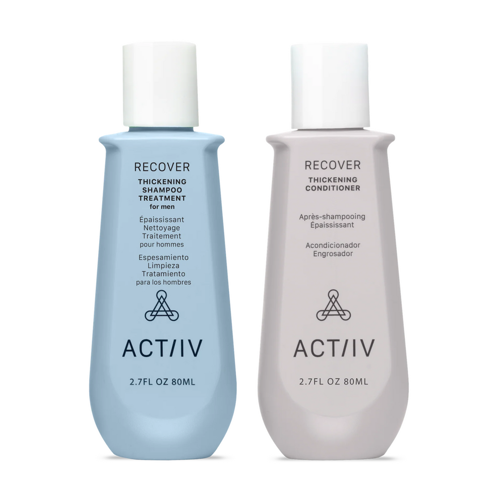 Duo Recover - Shampoing et revitalisant homme-Ensembles et coffrets||Sets & Boxes-ACTIIV-Gisèle produits de beauté