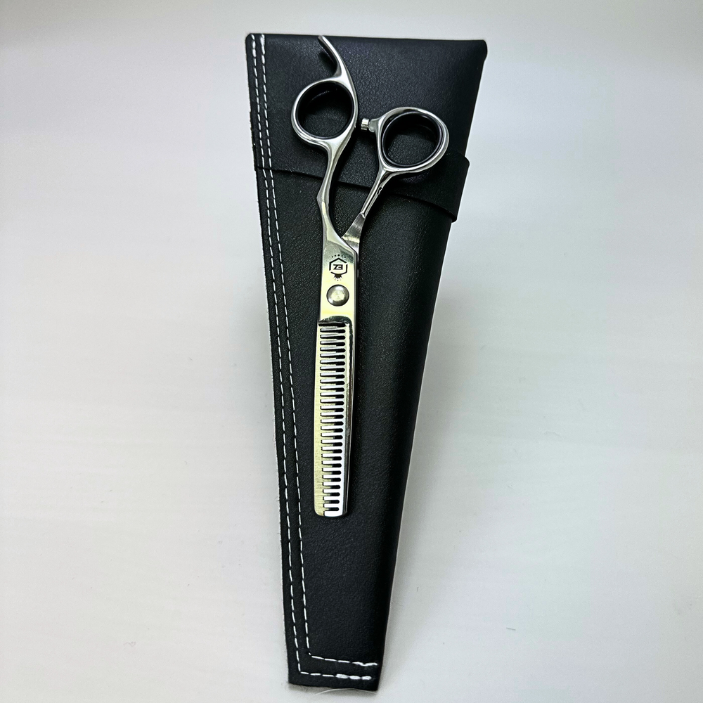 LV - Ciseau à amincisseur-Ciseaux & lames||Scissors & Blades-EZ SCISSORS-Argent-Droitier-5.5''-Gisèle produits de beauté