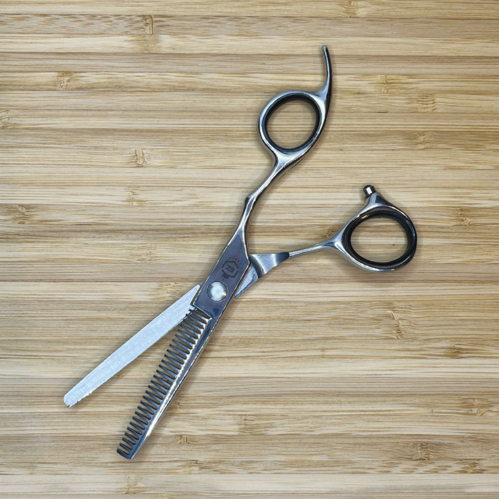 LV - Ciseau à amincisseur-Ciseaux & lames||Scissors & Blades-EZ SCISSORS-Argent-Droitier-5.5''-Gisèle produits de beauté