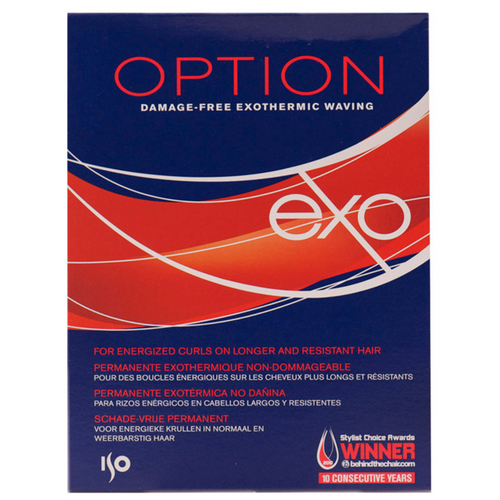 ISO  Option Exo permanente exothermique non dommageable, pour des boucles énergiques sur les cheveux plus longs et résistants.