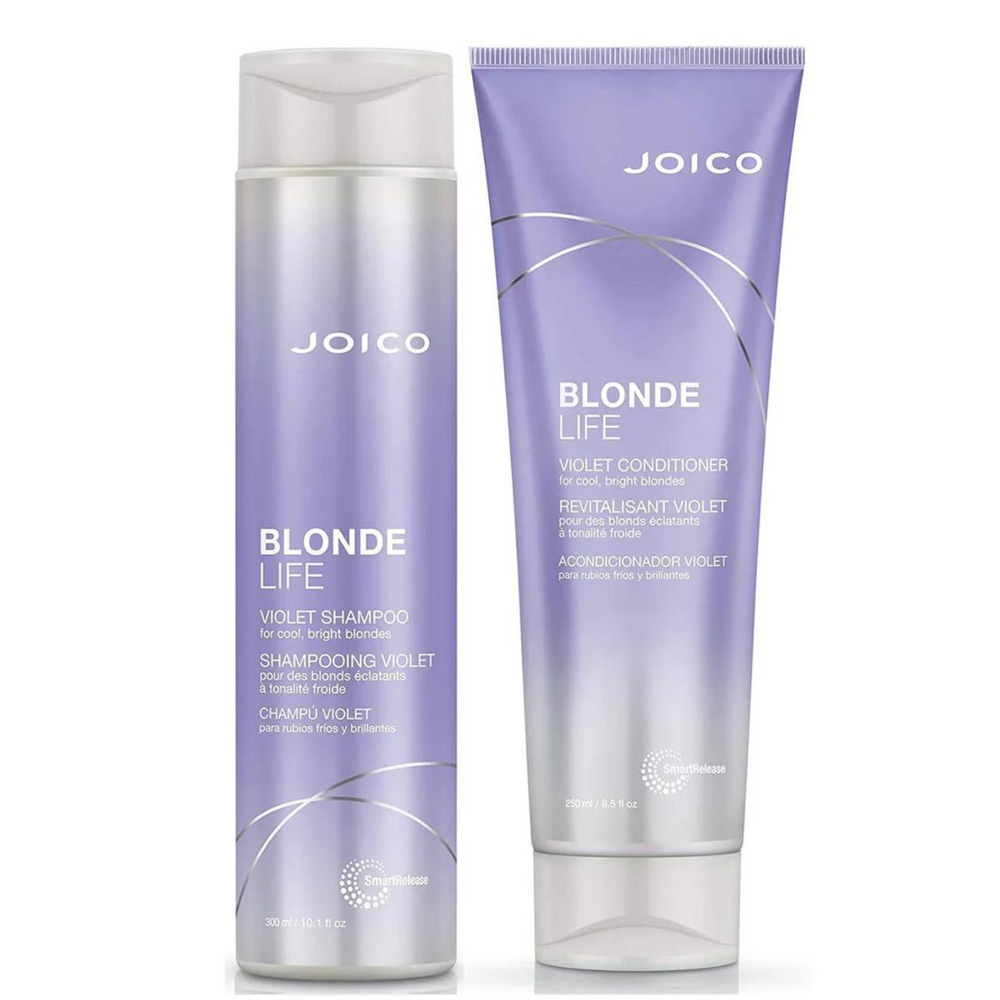 Joico Blonde Life 300 ml , Shampooing violet pour des blonds éclatants à tonalité froide.