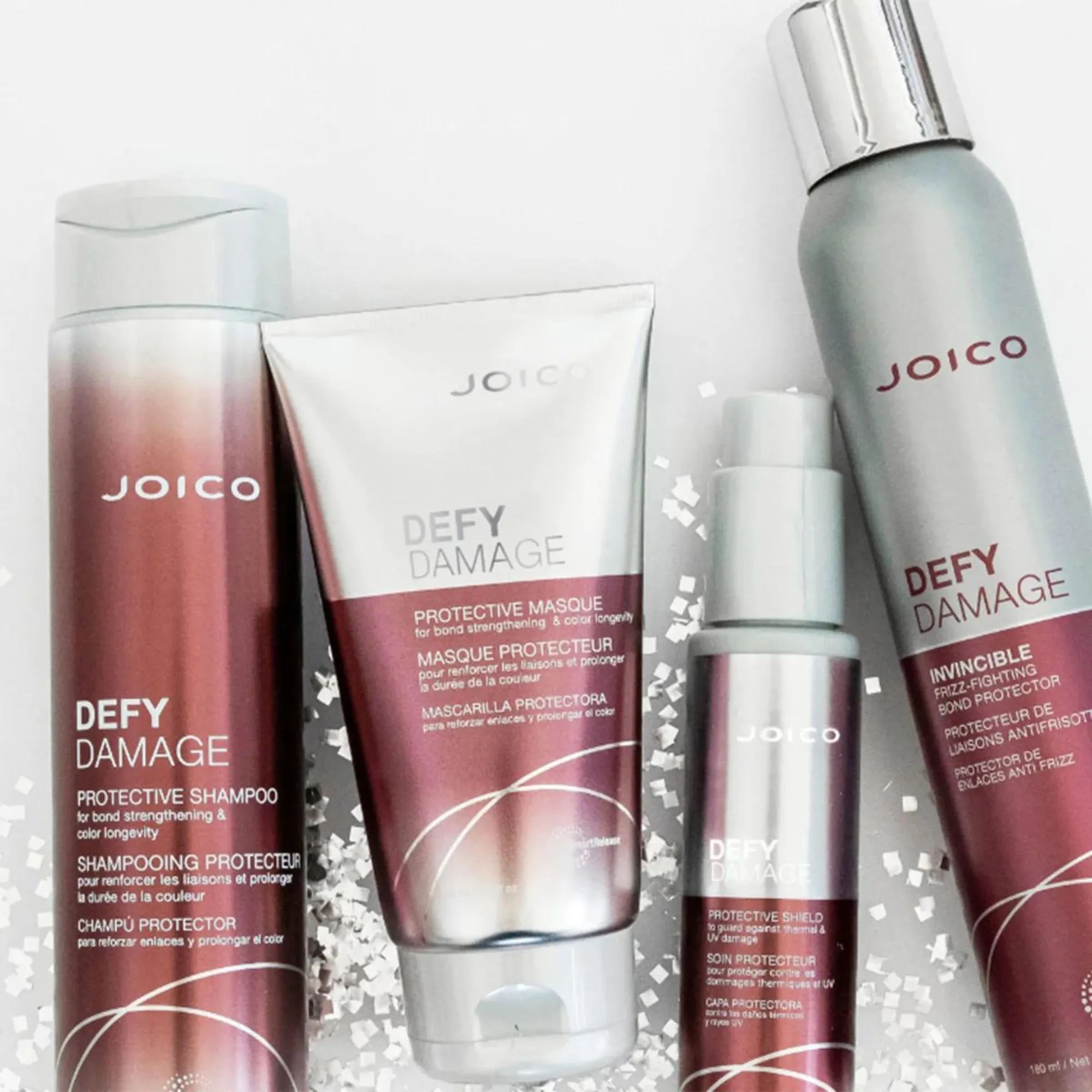 Joico Defy Damage Spray Invicible  format 180ml, protecteur de liaisons antifrisottis
