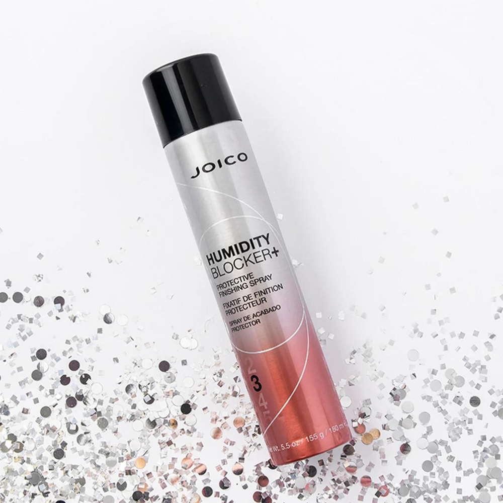 Joico Humidity Blocker+, format 180ml niveau 3, Fixatif de finition protecteur,  augmente la brillance et sans parabènes