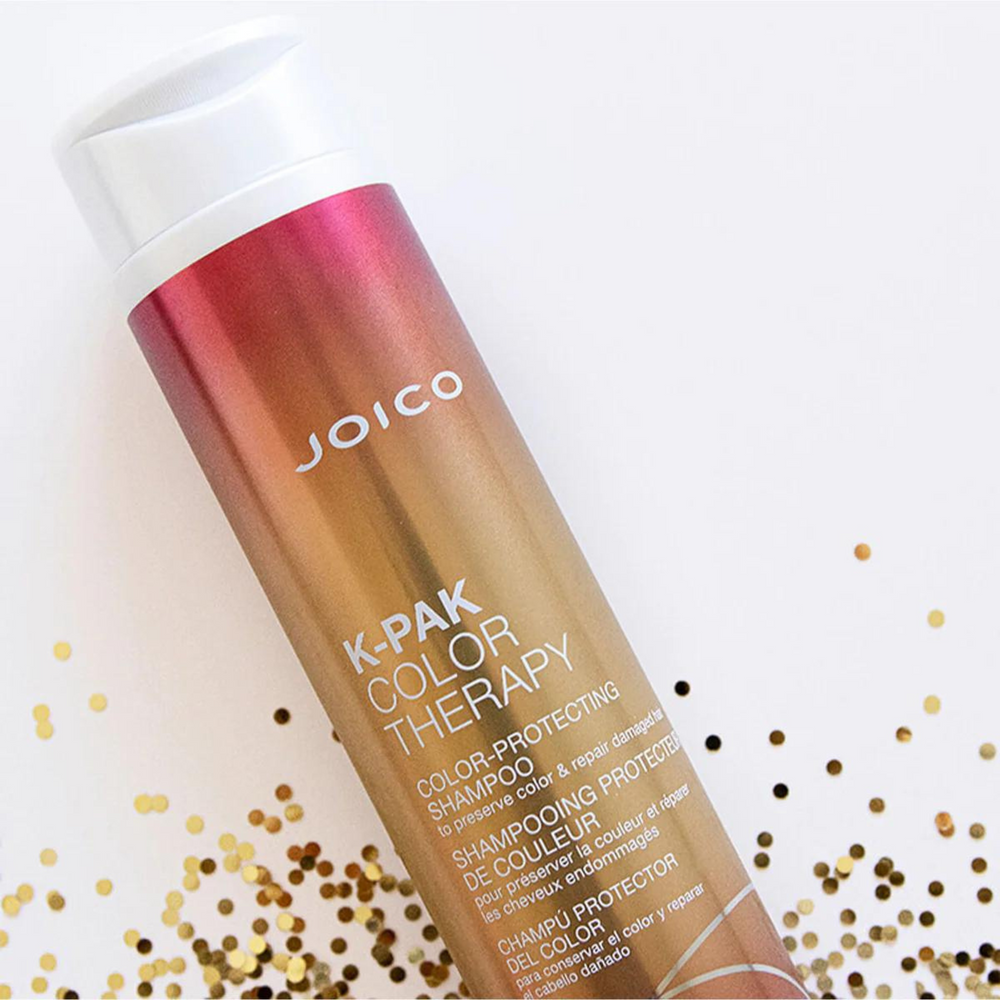 Joico K-Pak Color Therapy, Shampooing protecteur de couleur, pour préserver la couleur et réparer les cheveux endommagés.