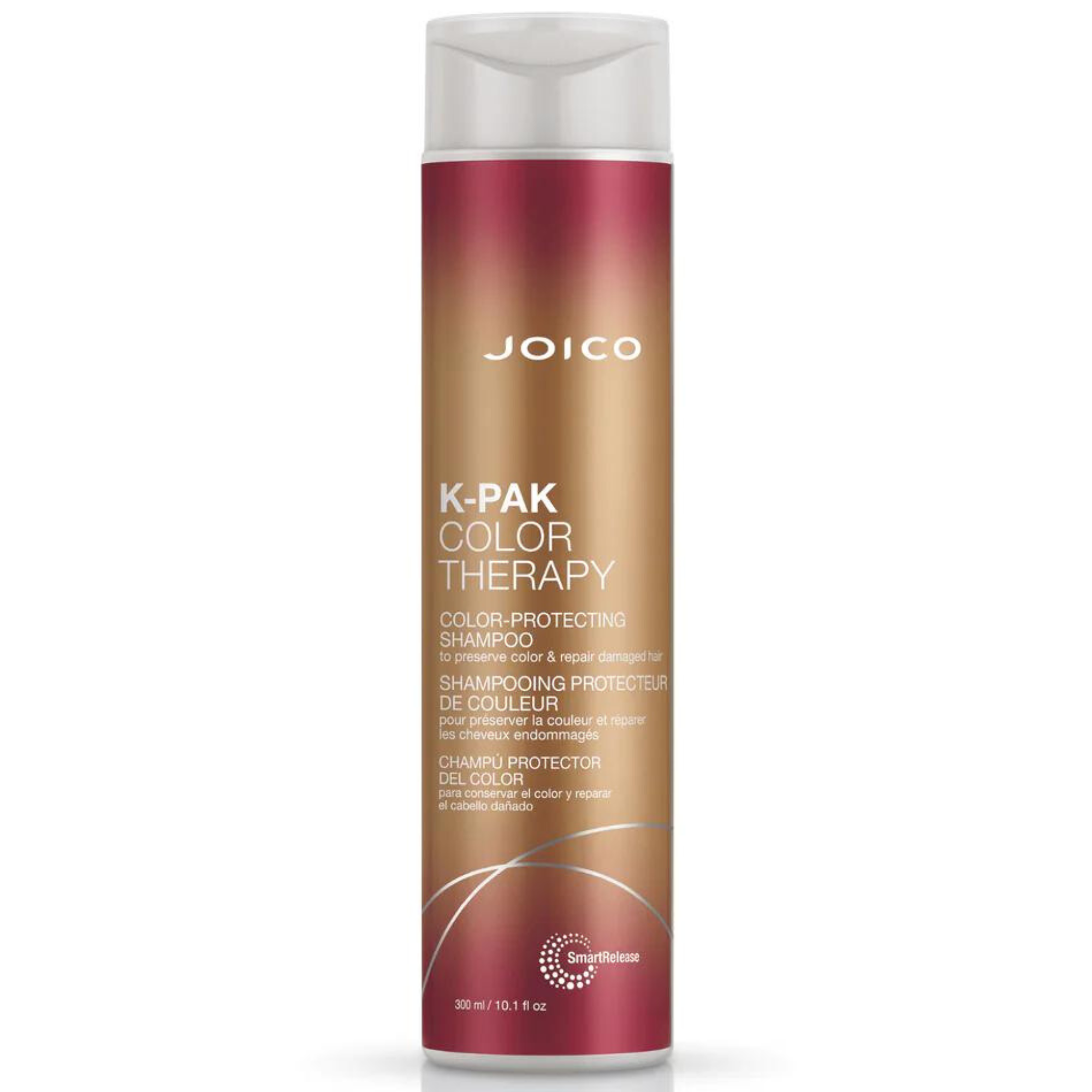 Joico K-Pak Color Therapy, format 300ml, Shampooing protecteur de couleur, pour préserver la couleur et réparer les cheveux endommagés.