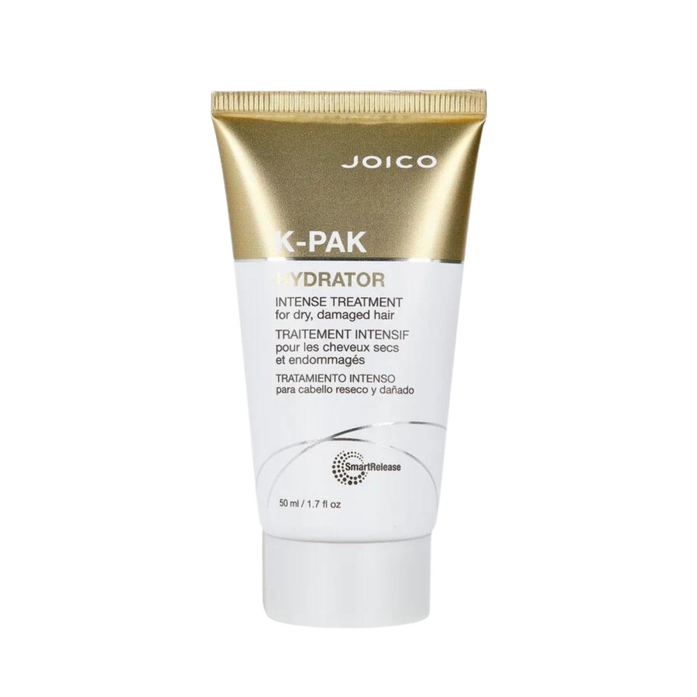 Joico K-Pak Hydrator, format 50ml, Traitement intensif pour les cheveux secs et endommagés.