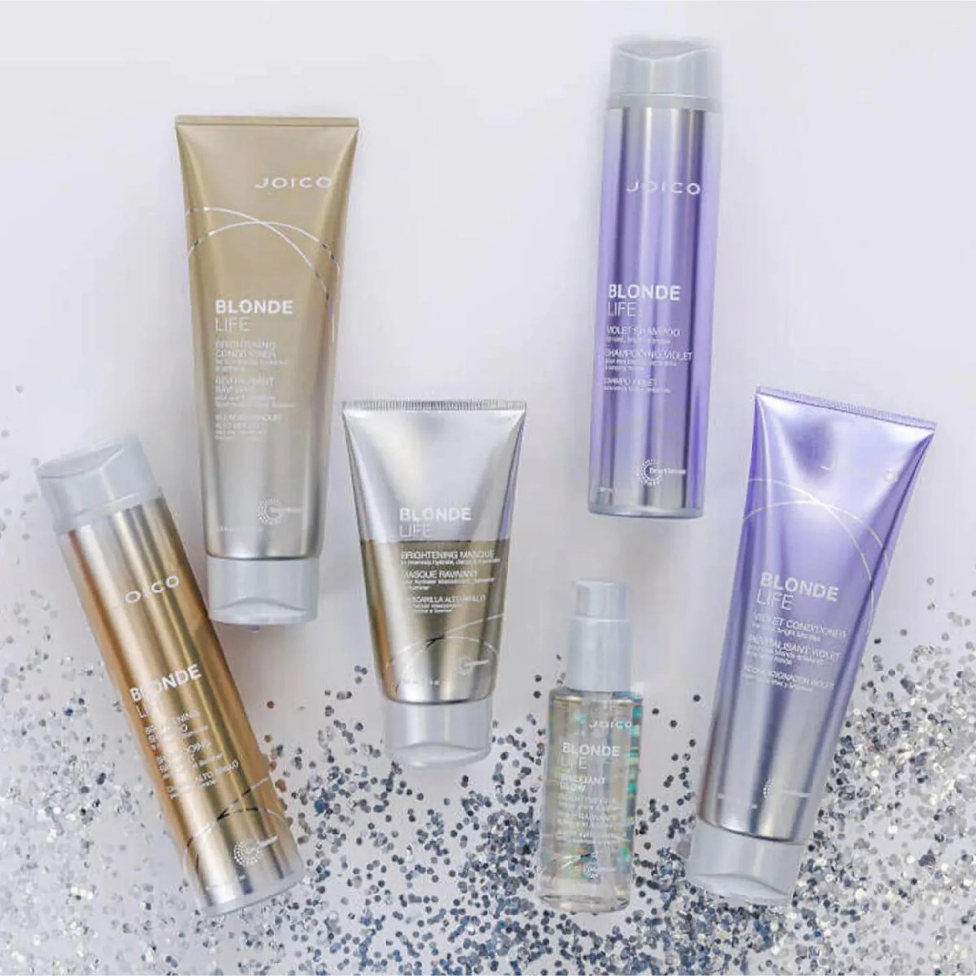 Joico Blonde Life 100ml, huile ravivante pour une briallance et douceur instantanées .
