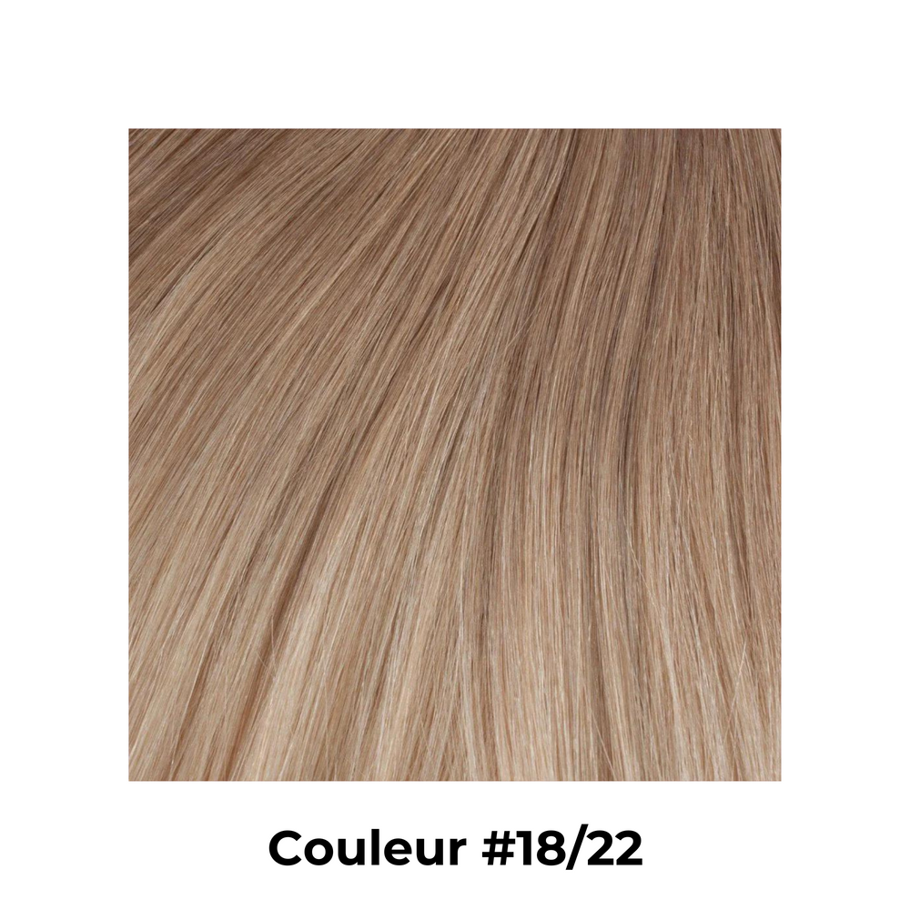 Extension Kathleen Kératine 20-22''-Rallonges Kératine||Keratin Tip Hair Extensions-KATHLEEN-22''-#18/22-Gisèle produits de beauté