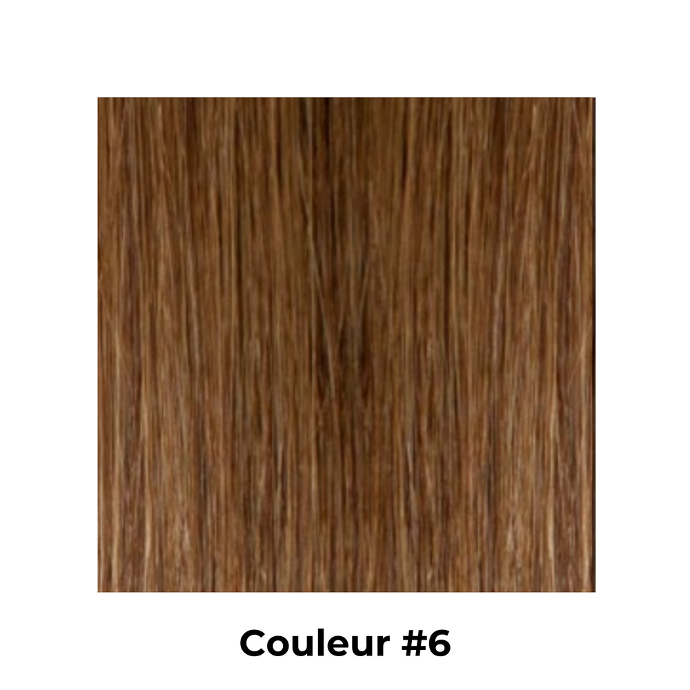 Extension Kathleen Kératine 20-22''-Rallonges Kératine||Keratin Tip Hair Extensions-KATHLEEN-22''-#6-Gisèle produits de beauté