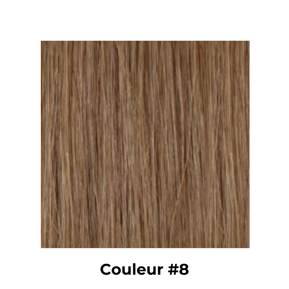 Extension Kathleen Kératine 20-22''-Rallonges Kératine||Keratin Tip Hair Extensions-KATHLEEN-22''-#8-Gisèle produits de beauté