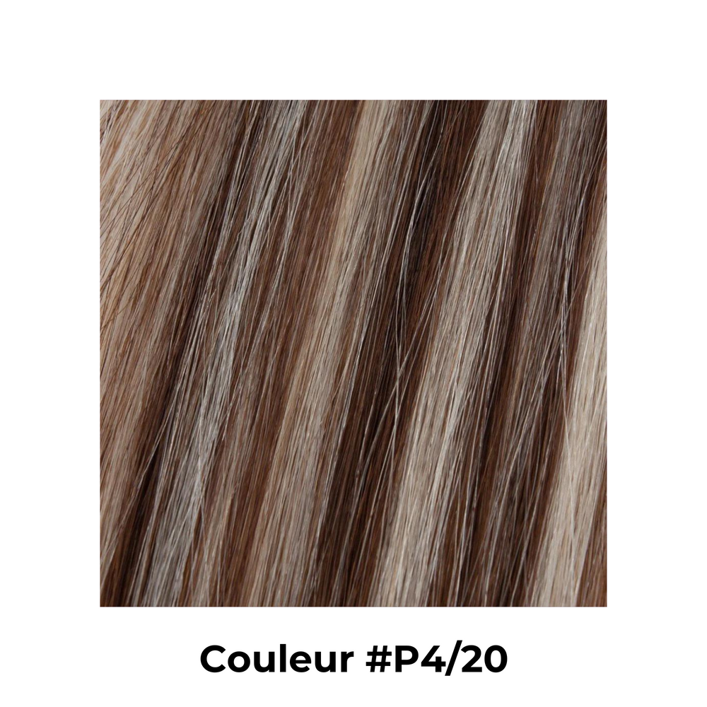 Extension Kathleen Kératine 20-22''-Rallonges Kératine||Keratin Tip Hair Extensions-KATHLEEN-22''-#P4/20-Gisèle produits de beauté