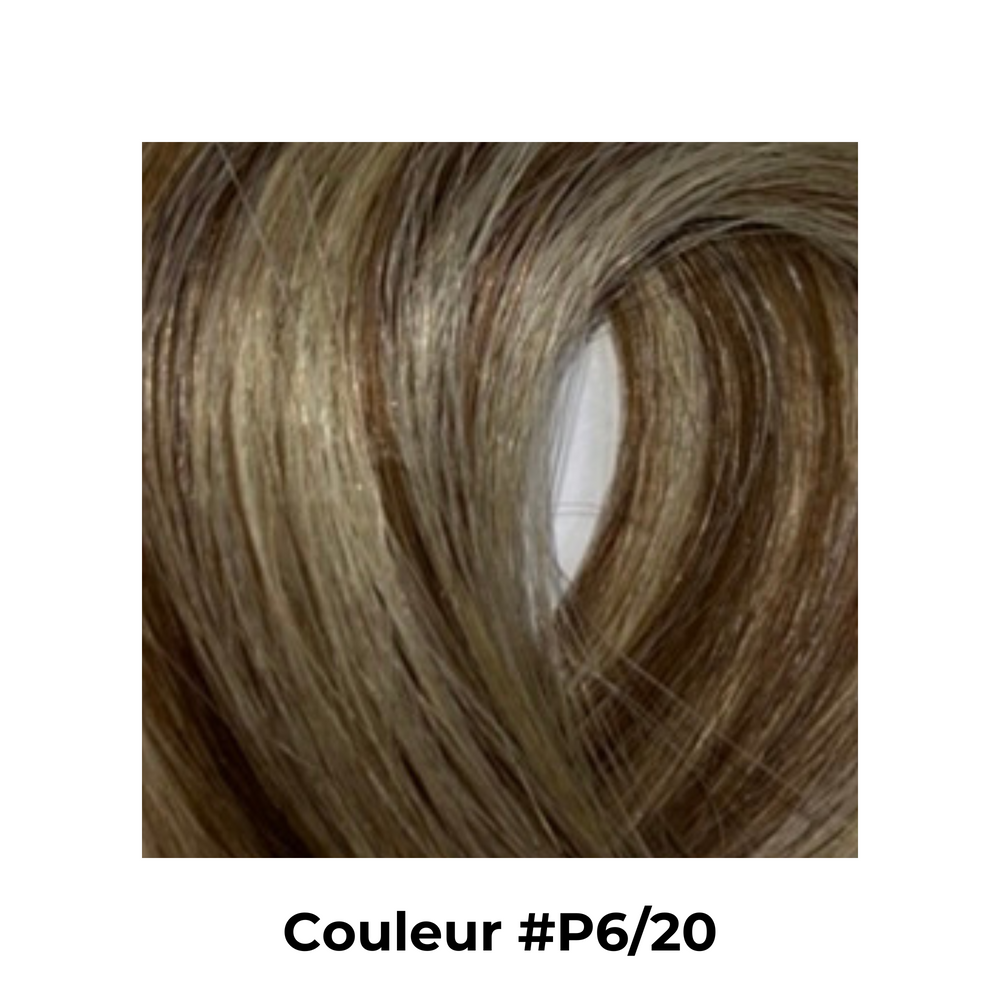 Extension Kathleen Kératine 20-22''-Rallonges Kératine||Keratin Tip Hair Extensions-KATHLEEN-22''-#P6/20-Gisèle produits de beauté