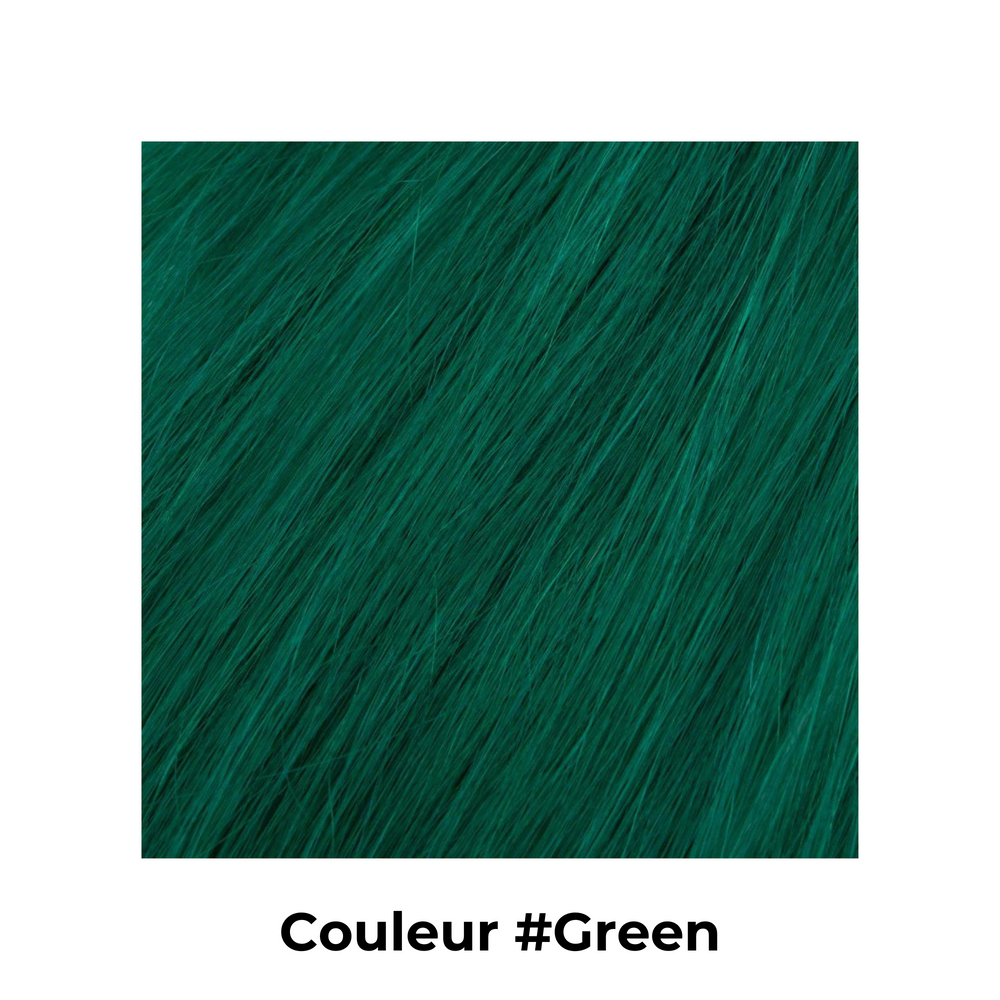 Extension Kathleen Kératine 20-22''-Rallonges Kératine||Keratin Tip Hair Extensions-KATHLEEN-22''-#GREEN-Gisèle produits de beauté