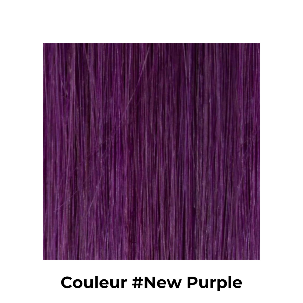 Extension Kathleen Kératine 20-22''-Rallonges Kératine||Keratin Tip Hair Extensions-KATHLEEN-22''-#NEW PURPLE-Gisèle produits de beauté