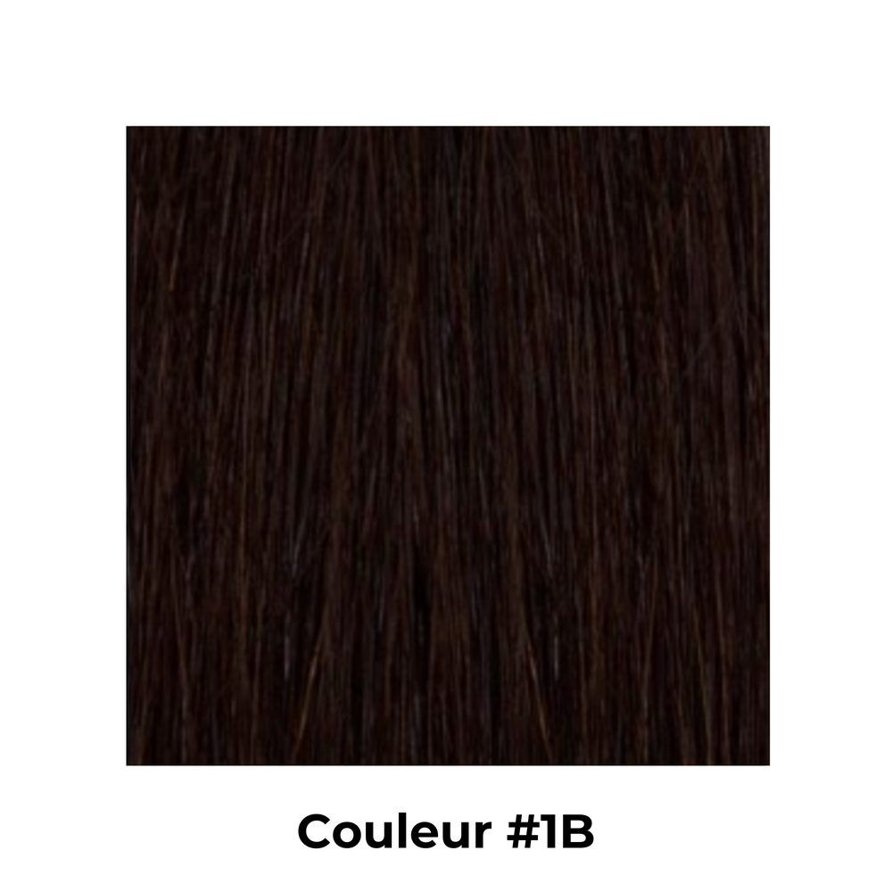 Extension Kathleen Kératine 20-22''-Rallonges Kératine||Keratin Tip Hair Extensions-KATHLEEN-22''-#1B-Gisèle produits de beauté