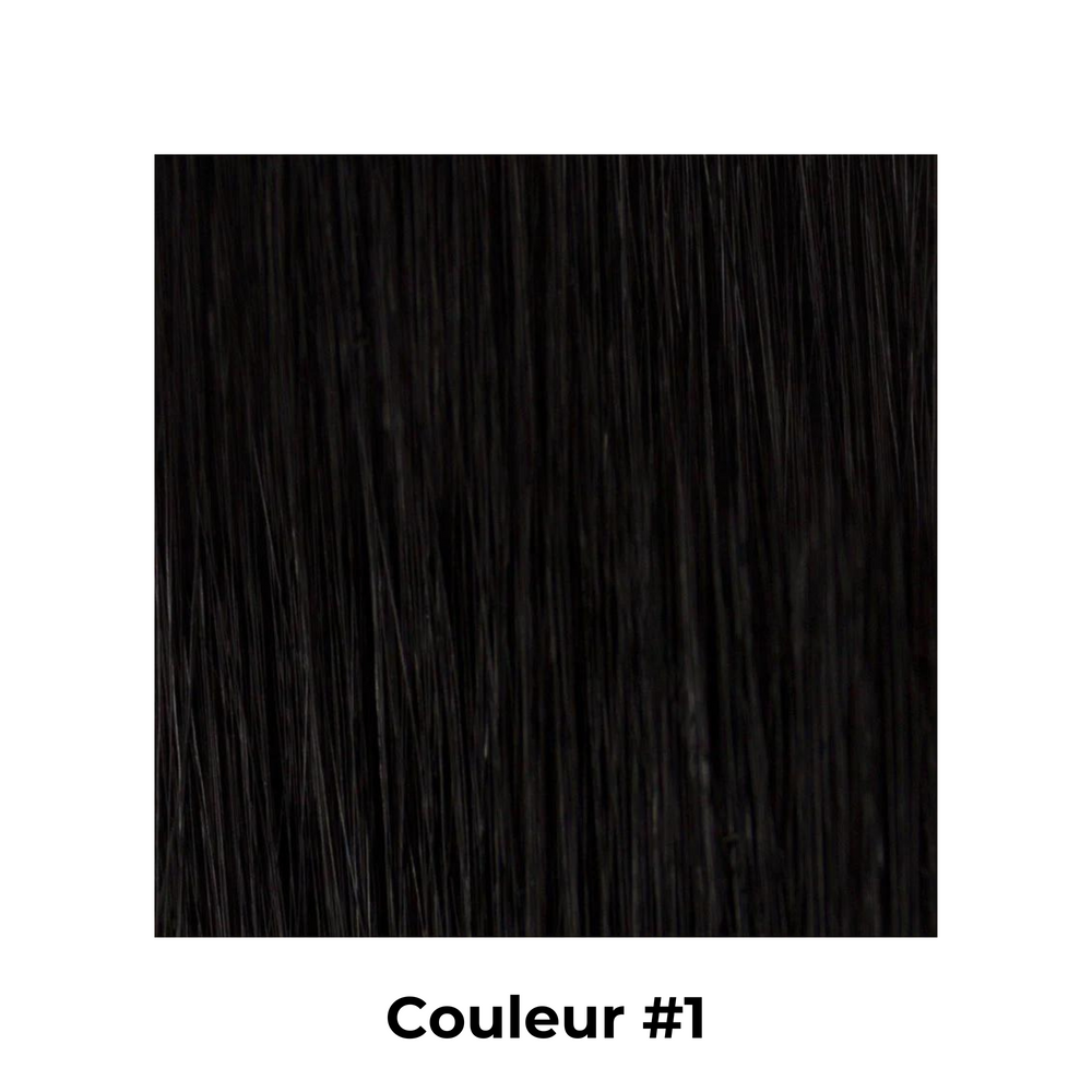 Extension Kathleen à bandes-Rallonges à bandes autocollantes||Tape In Hair Extensions-KATHLEEN-18''-#1-Gisèle produits de beauté