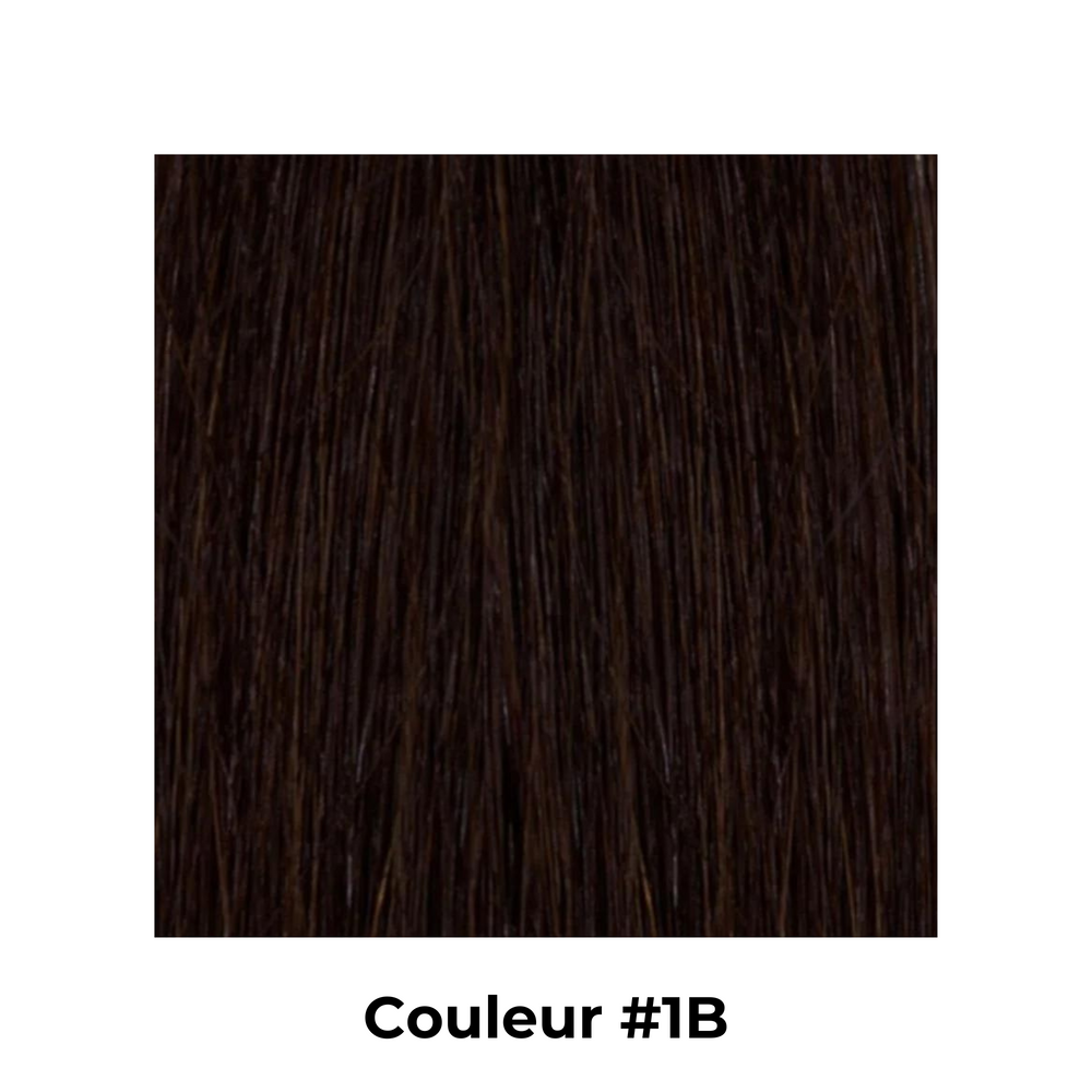 Extension Kathleen à bandes-Rallonges à bandes autocollantes||Tape In Hair Extensions-KATHLEEN-18''-#1B-Gisèle produits de beauté