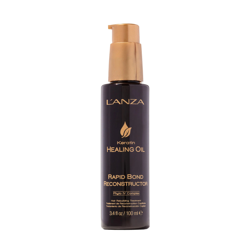 Keratin Healing Oil - Rapid Bond Reconstructor-Masques & traitements sans rinçage||Leave-in Masks & Treatments-L'ANZA-100ml-Gisèle produits de beauté