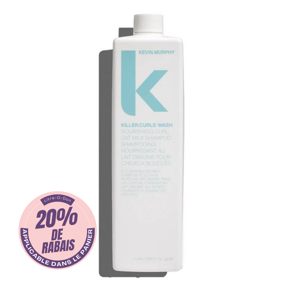 KEVIN MURPHY_Killer.Curls - Shampooing nourrissant au lait d'avoine pour cheveux bouclés_1L-_Gisèle produits de beauté